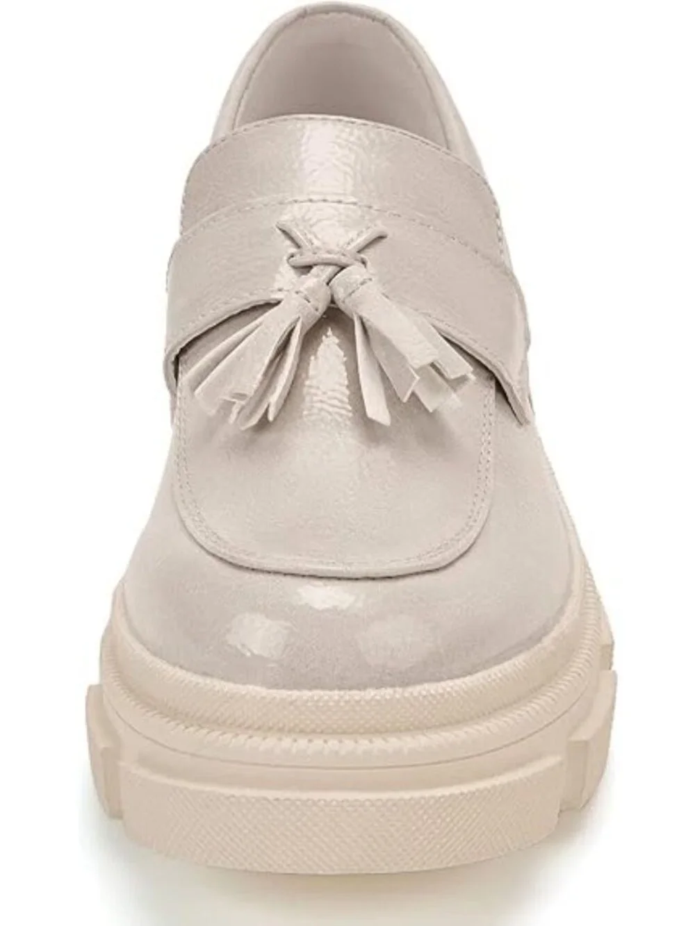 Tinstree Size 5 Loafers Platform White Tassel Chunky Lug Sole Shoes Womens